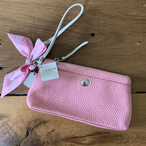 NWT Pink Coach clutch